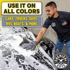 Chemical Guys MIC510 The Stranger Helpful Handy Car Wash Mitt - Yellow, Microfiber Towels for Detailing, Holds Tons of Soapy Suds, Flexible - Perfect for Car Cleaning