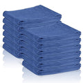 Surgical Towels for Cleaning Huck Towels 12 Pack 100% Cotton Size 15x25 Blue Cleaning Rags for Kitchen, Bar, Home, Windows, Industrial Shop, Glass Super Absorbent Lint Free Commercial Grade