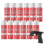 LAUCO Decal & Adhesive Remover – 13 oz Aerosol Spray – Removes Stickers, Tar, Wax, Oil, Bugs, Sap – Safe on Cured Paint, Vinyl & Fabrics – Single & Multi-Pack Option (12) 87261-12Pack