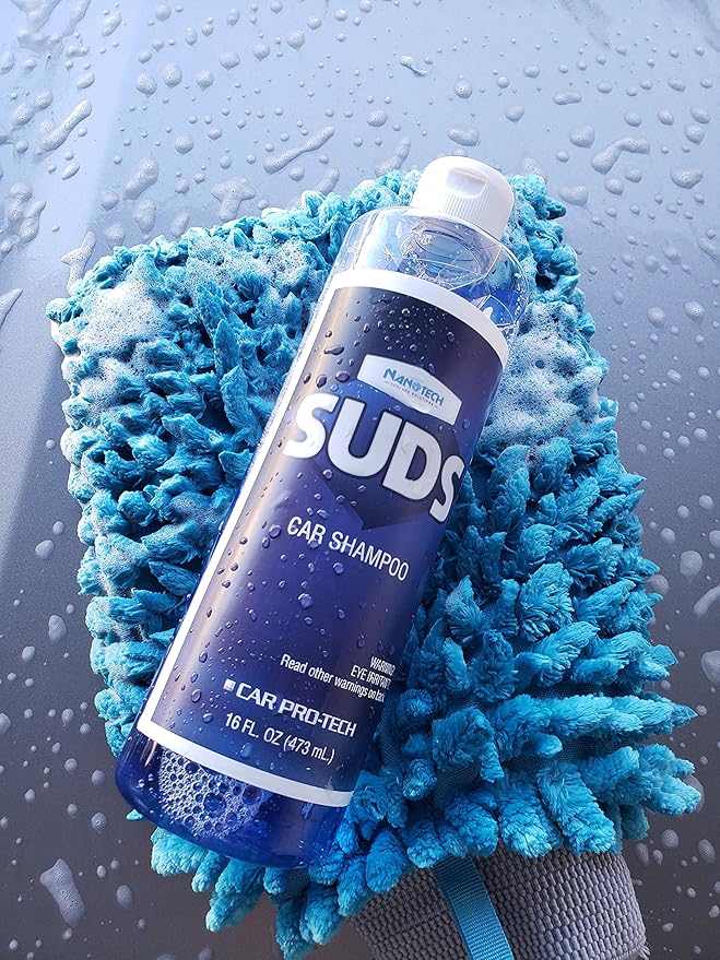 Nanotech Surface Solutions Suds Car Shampoo - Car Wash Soap - Cleans Without Scratching, Safe on Paint Sealants & Ceramic Coatings - Works With Foam Cannons or Buckets - 16 Fl. Oz.