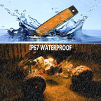 10Pcs LED Rock Lights Waterproof 3.8" Amber Underglow Kit, Fender Wheel Well, Car Exterior Side Marker for Wrangler, Snowmobile, Truck, Golf Cart, RV, SUV, Offroad