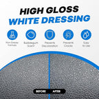 High Gloss White Dressing, Vinyl, Rubber, and Plastic Restorer for A Super Shine Finish, Car Detailing Trim, Mold, and Tire Dressing, Quick Dry, Low Sling Formula, Bubblegum Scent, 16 oz