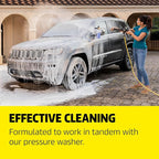 Kärcher Vehicle Wash and Wax, Pressure Washer Detergent, Cleans Cars, Bikes, Trucks, Boats and More, Highly Concentrated, Makes up to 20 gal of Cleaner