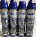 Wizard Double Action Smoke Odor Neutralizer & Air Freshener, Eliminates Smoke Smell & Odors, Freshens Air, Long-Lasting Scent; 4-Pack of 10 oz Sprays fresh breeze