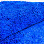 Masterson's Car Care Blue Blazing Plush Microfiber Drying Towel 36” x 25” - Ultra Fast Drying For Cars, Trucks, Motorcycles, RVs, Homes, Messes - 70/30 Premium Microfiber Blend - Ultra Absorant