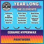 Chemical Guys Hydro Ceramic Coating Wash, Wax & Quick Detailer Bundle (3-16 oz Bottles)
