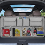 Car Trunk Organizer and Storage, Large Capacity Backseat Hanging Storage Accessories, Backseat Car Organizer for SUV/MPV/Truck (Dimgrey)