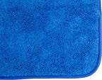 Eurow Double Density 700 GSM Microfiber Shag Towels with Satin Edge, Ultra Absorbent Scratch-Free Car Wash, Dry & Detail Towels, Soft & Fluffy Cleaning Cloths, 12x16 Inches, 10-Pack, Blue