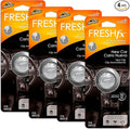 Armor All Car Air Freshener and Purifier - Odor Eliminator for Cars & Truck, Freshfx New Car, 0.08 Fl Oz Vent Clip, Pack of 4, 18549-4PK