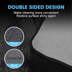 TEAWOO Shiny Wipes Shower Cleaning Cloth, Ultra Absorbent Car Drying Towel, 2 Pack 16 x 24 inch Microfiber Cleaning Cloth for Car, Bath & Househood
