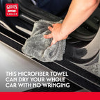 Griot's Garage PFM Ultrafast Edgeless Towels for Car Cleaning and Detailing, Hyper-Absorbent, Scratch-Free, Compact, 16” x 16”, Set of 2, 55539
