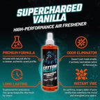 Gottom Air Freshener Spray - Long Lasting Odor Eliminator - 16 oz (Supercharged Vanilla) - Car Scent, Auto Odor Remover, Fresh Fragrance, Air Freshener for Trucks, SUVs, RVs & more