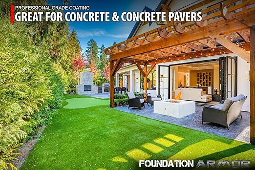 5 GAL Armor AR500 High Gloss Solvent Based Acrylic Concrete Sealer and Paver Sealer - 50 VOC