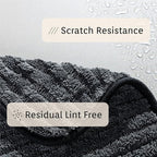 High Absorbency Weavy Microfiber Car Drying Towel 1200gsm (2pack, 15.7"x27.5")