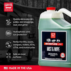 Griot's Garage Adventure Mist and Wipe Quick Detailer for Cars, RVs, Campers, Boats, ATVs, Motorcycles, Auto Detailing Formula, Safe for All Exterior Surfaces, One Gallon
