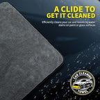 2-Pack Car Drying Towel 24"x40" - 10"x12" Detailing Pros & Home Users - 1300 GSM Microfiber Towels Absorbs Over 11lbs of Water Leaves No Streaks, Spots or Scratches Dries an Entire Vehicle