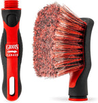 Griot's Garage Firm MOD Flat Detailing Brush Head and Handle, Bristle Scrubber for Interior and Exterior Car Detailing, Heavy-Duty Cleaning, Standard Size
