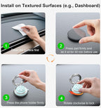 BOCLOUD 2026 Next-Gen Suction Cup Phone Mount Cute 360° Zinc Alloy 109 LBS Phone Stand Vacuum Magnetic Car Holder for MagSafe Strongest Accessories for iPhone 16 15 14... Android