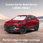 EcoNour Windshield Sunshade Compatible for Buick Encore 2020-2024 2025 2026, Sun Visor for Front Windshield & Window Sun Shade Cover, UV Heat Blocker & Protector, Car Accessories