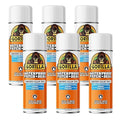 Gorilla Waterproof Patch & Seal Rubberized Sealant Spray, White, 14 Ounce (Pack of 6) - Seals Out Water, Air, and Moisture