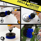 Marine Cleaning Supplies - Brush Kit for a Clean Boat - Boat Accessories - Tank Cleaner Tool Set - Hull and Deck Scrubbing Set - Professional Pool Cleaning Brushes - Aquarium Scrubber - Water Vessels
