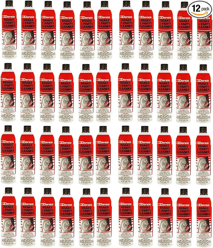 Denco #1930 Brake & Parts Cleaner Spray, Non-Chlorinated, Fast-Drying Degreaser, Low Odor Aerosol, 15.3oz (13oz net wt) (Case of 44)