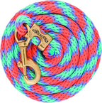 Weaver Equine Performance Lead Rope, Long Horse Lead Rope with Quick Halter Attachment, Soft Comfort Grip, Barn Horse Tack for Daily Use & Showing