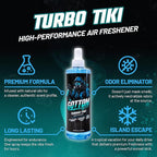 Gottom Air Freshener Spray - Long Lasting Odor Eliminator - 16 oz (Turbo Tiki) - Car Scent, Auto Odor Remover, Fresh Fragrance, Air Freshener for Trucks, SUVs, RVs & more