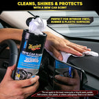 Meguiar's New Car Scent Protectant Wipes - Easy to Use Wipes that Protect and Freshen Your Interior - Ideal for Car Detailing & Maintenance - 30 Count (Pack of 6)