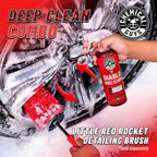 Chemical Guys 8-Piece Arsenal Builder Car Wash Kit - Includes Bucket, Dirt Trap, Lid, Wash Mitt, Air Fresheners & (3) 16 oz Car Care Chemicals, Complete Cleaning Kit for Trucks, SUVs & More