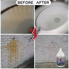 Boat Hull Cleaner for Fiberglass Boats 1 Gallon - Hard Water Stain Remover, Rust Cleaner Liquid, Calcium Remover, Gel Coat Care, Professional Boat Cleaning Supplies for Deck Wash and Hull Cleaning