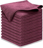 USANOOKS Premium 300GSM Microfiber Cleaning Cloth - 12.5"x12.5" High Performance - 1200 Washes, Ultra Absorbent Microfiber Towels for Cars Undercarriage, Rims & Engine Bay Cleaning - Microfiber Cloth