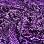 Maxshine Universal 3-Piece Purple 600GSM Microfiber Drying Towels – Single Twisted Loop, Ultra-Absorbent Plush Towels for Car Wash & Drying – Streak-Free Detailing Cloths (16" x 16")
