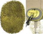 DOCA Car Wash Equipment - Car Wash Mop Attachment - Other Options Include Squeegee, Kit, Mitt, Soft Bristle Brush with or Without Long Handle Extension Pole