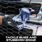 VIKING Mesh Bug Sponge, Car Wash Sponge for Cleaning Bugs and Tar, Royal Blue, 4 inch by 6 inch, 6 Pack