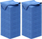 USANOOKS Premium 300GSM Microfiber Cleaning Cloth - 12.5"x12.5" High Performance - 1200 Washes, Ultra Absorbent Microfiber Towels for Cars Undercarriage, Rims & Engine Bay Cleaning - Microfiber Cloth