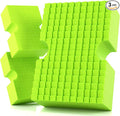 Jumbo Cross-Cut Grid Sponge 3-Pack | All-Purpose, Durable, Extra Absorbent Sponge for Cleaning | Large, Easy-Grip Car Cleaning Sponge | Soft, Scratch-Free Multi-Use Sponge