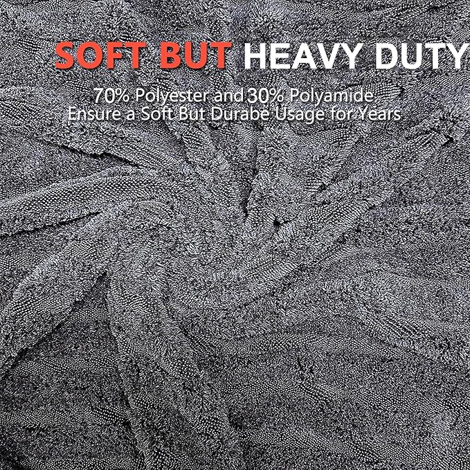 SEAMETAL Microfiber Towels for Cars Drying Towels Car Detailing 35"x 24" Extra Large Ultra Absorbent for Cars and Trucks, Without Streaks, Scratches, or Water Spots (2 Pack Gray)