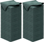 USANOOKS Premium 300GSM Microfiber Cleaning Cloth - 12.5"x12.5" High Performance - 1200 Washes, Ultra Absorbent Microfiber Towels for Cars Undercarriage, Rims & Engine Bay Cleaning - Microfiber Cloth