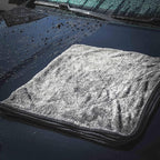 Adam's Polishes Towel Jumbo Plush Drying Towel 33 x 29 inches 1500 GSM - Absorbent Microfiber (2 Pack), White