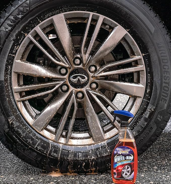 Gliptone Wheel and Rim Cleaner Magtastik Spray-On/Rinse Off with Glipguard, Professional Grade Spray for Car Detailing, Cleans and Protects, 22 Fl Oz